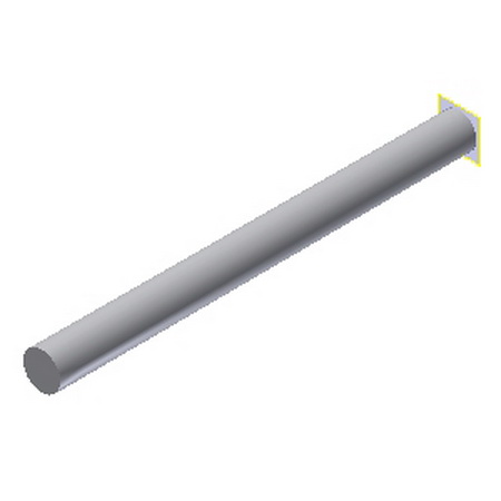 PLASTIC SUCTION TUBE Ø40 (500 mm) | 401072